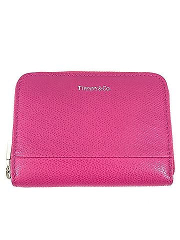 Tiffany & Co. TIFFANY&amp;Co. Tiffany Logo Round Zipper Coin Purse Wallet - Men's &amp; Women's Pink (view 1)