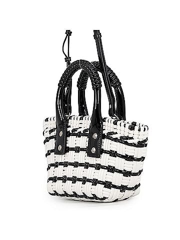Balenciaga Balenciaga handbag, patent leather, Bistro XXS 678028, BALENCIAGA 2-way shoulder bag, black and white, Balenciaga, (view 2)