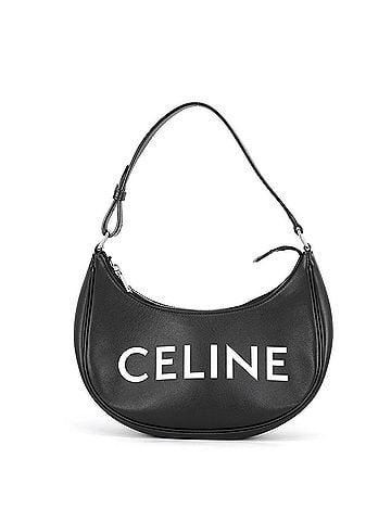 Céline Celine Ava Shoulder Bag, Leather, 193953DEE.38SI, CELINE Handbag, Black, (view 1)