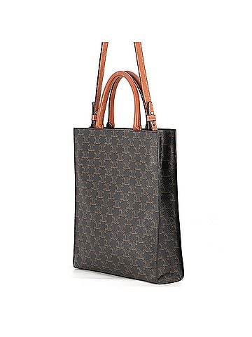 Céline Celine Triomphe Small Vertical Cabas Leather Handbag 191542BZK CELINE 2-way Shoulder Bag (view 2)