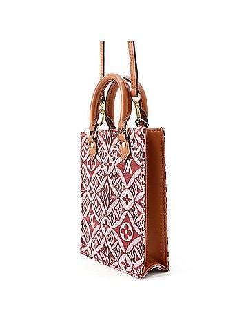 Louis Vuitton Louis Vuitton handbag, Monogram Jacquard, SINCE 1854, Petite Sac Plat M69846, 2-way shoulder bag. Monogram. handbag. Vuitton. LOUIS VUITTON (view 2)