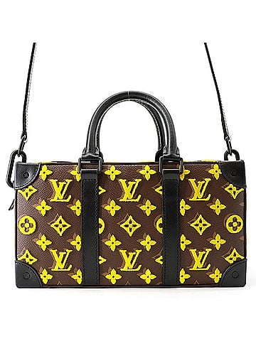 Louis Vuitton Louis Vuitton Monogram Tuffetage Speedy Soft Trunk Shoulder Bag M45025 Handbag Black for Men LOUIS VUITTON (view 1)