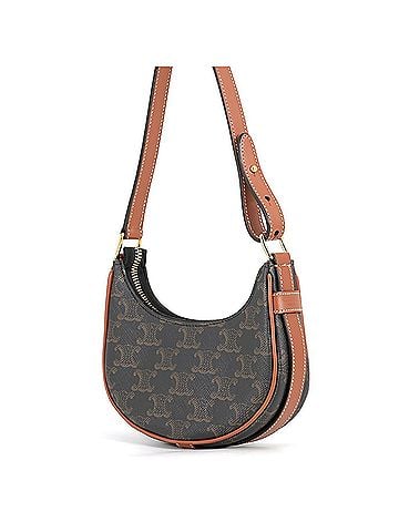Céline Celine Triomphe Ava Mini Leather Handbag 10I602DS1 CELINE Shoulder Bag (view 2)