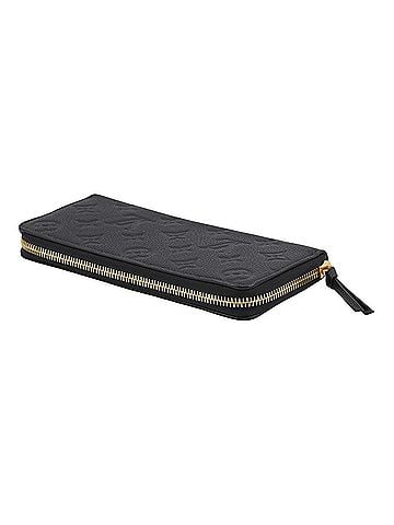 Louis Vuitton Louis Vuitton Long Wallet Monogram Empreinte Portefeuille Clemence M60171 LOUIS VUITTON Black VUITTONWALLET (view 2)