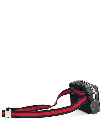 Gucci Gucci GG Supreme Small Belt Bag 792094 GUCCI Handbag Men's Black (view 2)