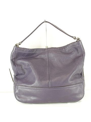 Coach COACH F23293 2-Way Shoulder Bag, Leather, Purple, Women's (view 2)