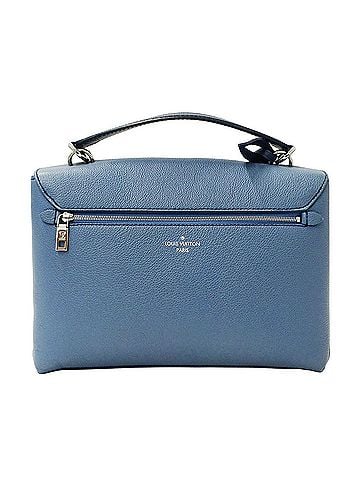 Louis Vuitton Louis Vuitton LOUIS VUITTON Women's Handbag, Brand Handbag/Shoulder Bag, 2-way, Taurillon Leather, My Lockme, Blue/Ivory, M51415 (view 2)