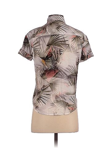 ALLSAINTS Allsaints Short Sleeve Silk Top (view 2)