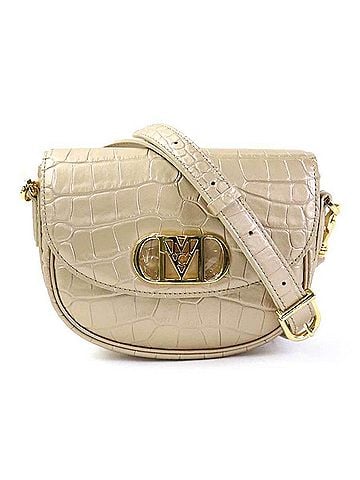 MCM MCM Shoulder Bag, Embossed Leather, Matte Gold, Women's, h32554j (view 1)