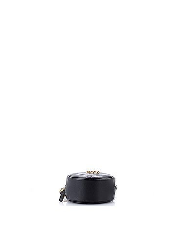 Chanel 19 Round Clutch with Chain Quilted Leather (view 2)