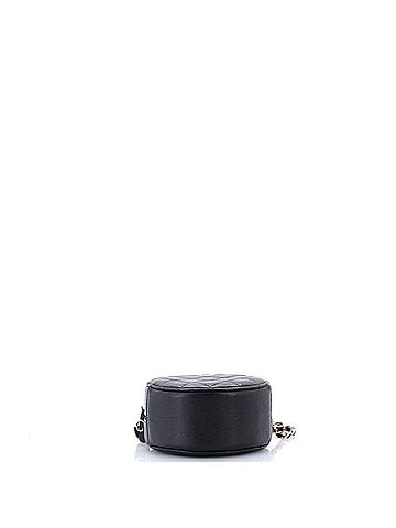 Chanel Round Clutch with Chain Quilted Caviar Mini (view 2)
