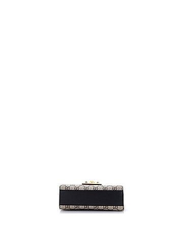 Gucci Padlock Shoulder Bag GG Coated Canvas and Leather Small (view 2)