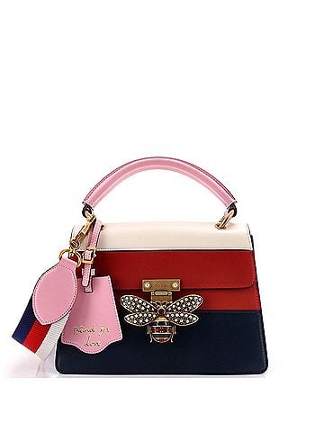 Gucci Queen Margaret Top Handle Bag Colorblock Leather Small (view 1)