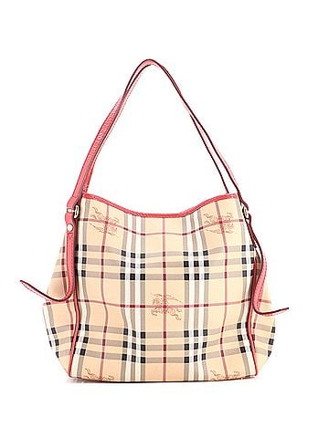 Burberry Canterbury Tote Haymarket Coated Canvas Small (view 1)