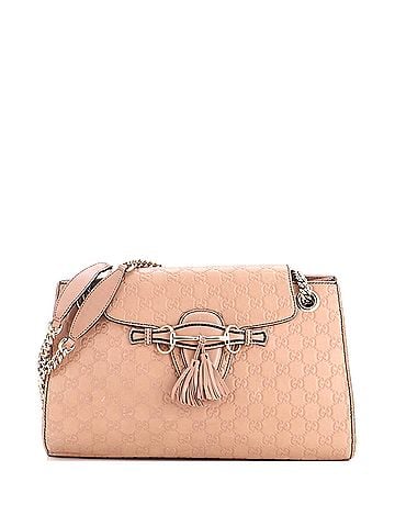 Gucci Emily Chain Flap Shoulder Bag Guccissima Leather Large (view 1)