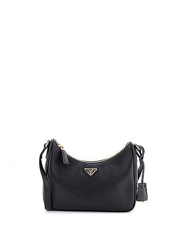 Prada Re-Edition Hobo Saffiano Leather Mini (view 1)