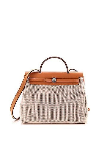 Hermès Herbag Zip Criss Viking Toile and Leather 31 (view 1)