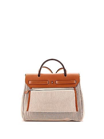 Hermès Herbag Zip Criss Viking Toile and Leather 31 (view 2)