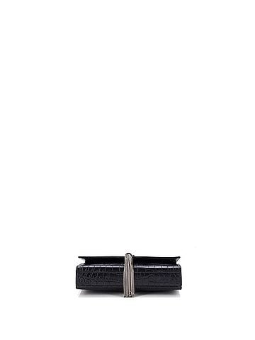 Saint Laurent Classic Monogram Tassel Crossbody Bag Crocodile Embossed Leather Medium (view 2)