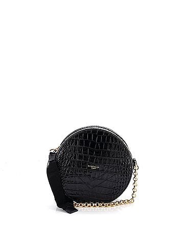 Givenchy Eden Round Crossbody Bag Crocodile Embossed Leather (view 1)