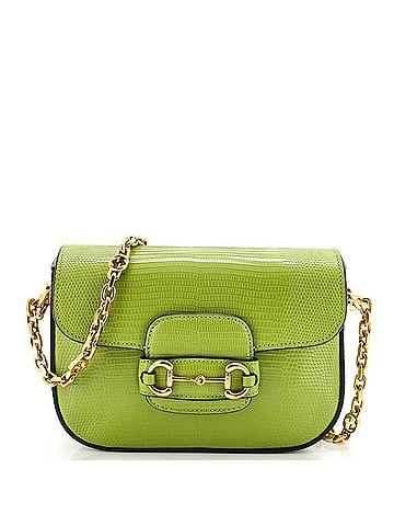 Gucci Horsebit 1955 Shoulder Bag Lizard Mini (view 1)