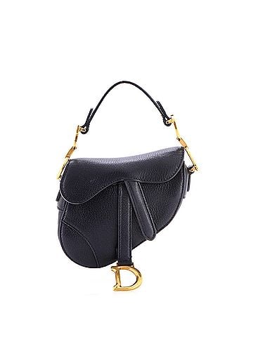 Christian Dior Saddle Handbag Leather Micro (view 1)