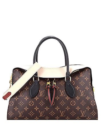 Louis Vuitton Tuileries Handbag Monogram Canvas with Leather (view 1)