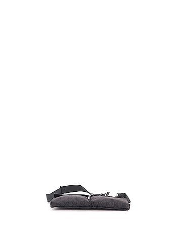 Gucci Vintage Double Belt Bag GG Canvas with Leather (view 2)