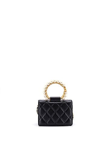 Chanel Pearl Crown Clutch with Chain Quilted Lambskin (view 2)