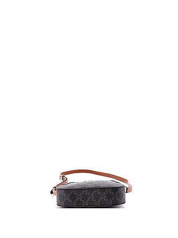 Céline Logo Camera Bag Triomphe Coated Canvas Small (view 2)