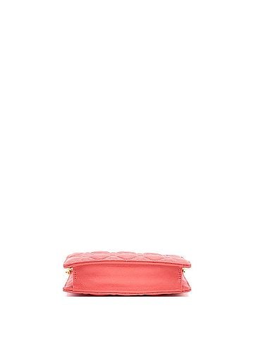 Christian Dior Caro Zipped Pouch With Chain Cannage Quilt Leather (view 2)