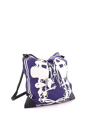 Hermès Silky City Bag Printed Silk and Leather PM (view 2)