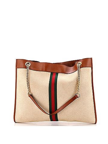 Gucci Rajah Chain Tote Canvas Large (view 2)