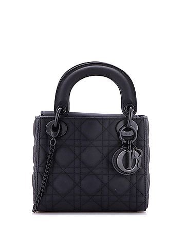 Christian Dior Ultra Matte Lady Dior Chain Bag Cannage Quilt Calfskin Mini (view 1)