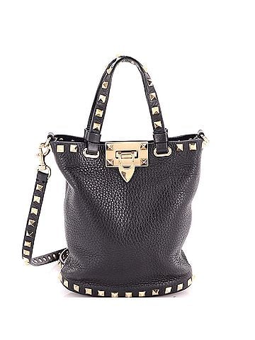 Valentino Garavani Rockstud Bucket Crossbody Bag Leather Mini (view 1)