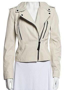 Derek Lam grained leather moto jacket Jacket (view 1)