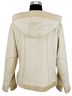Hydraulic Vintage 90s Hooded Cream Faux Suede &amp; Fur Penny Lane Coat Y2K 90s Soft Grunge Retro Boho Winter Faux Fur Jacket - photo 8