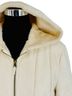 Hydraulic Vintage 90s Hooded Cream Faux Suede &amp; Fur Penny Lane Coat Y2K 90s Soft Grunge Retro Boho Winter Faux Fur Jacket - photo 4