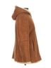 Wilsons Leather Vintage 1999 Brown Vegan Faux Suede &amp; Fur Lined Hooded Penny Lane Winter Jacket | Boho Chic Retro Coat - photo 3