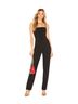 BCBG 100% Polyester Black Jumpsuit Size XXS - photo 1