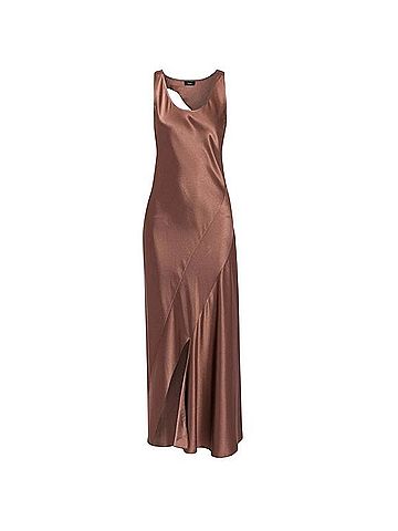 Theory Cutout Satin Maxi Dress Casual Dress (view 2)