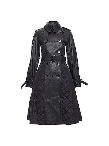 Jean Paul Gaultier Jean Paul Gaultier Faux Leather Trench (view 1)