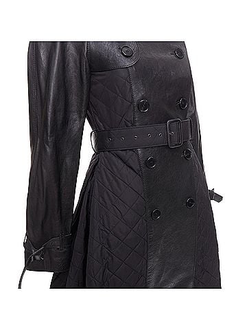 Jean Paul Gaultier Jean Paul Gaultier Faux Leather Trench (view 2)