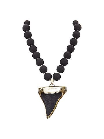 Givenchy Givenchy Fur Shark Tooth Ball Necklace (view 1)