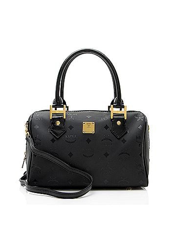 MCM MCM Vintage Visetos Nylon Boston Bag (view 1)