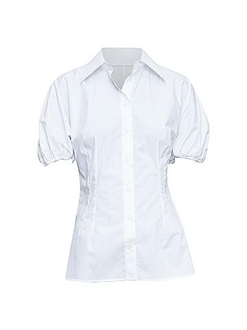 Dolce & Gabbana Dolce Gabbana Cotton Puff Sleeve Shirt (view 1)