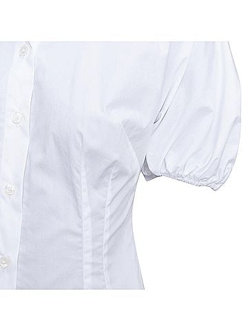 Dolce & Gabbana Dolce Gabbana Cotton Puff Sleeve Shirt (view 2)