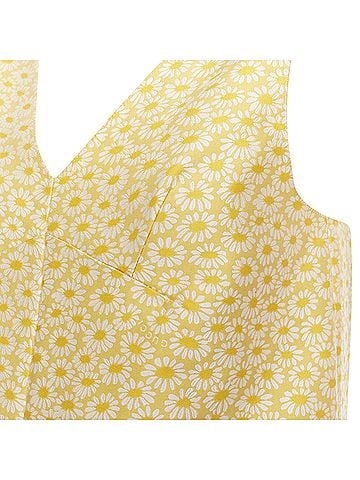 Gucci Gucci 2025 Yellow Daisy Jacquard Silk Mini Dress (view 2)
