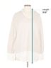 Brochu Walker The Looker Layered V-Neck - Almond with White Underlayer Brochu Walker Wool Pullover Sweater - photo 5