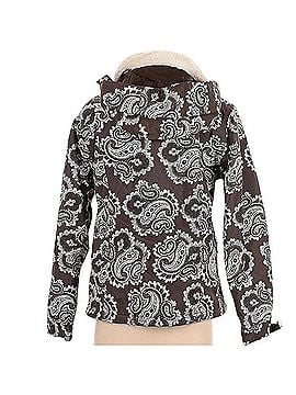 Burton Paisley Hooded Waterproof Sherpa Faux Fur Ski Snowboard Snow Jacket Coat Jacket (view 2)